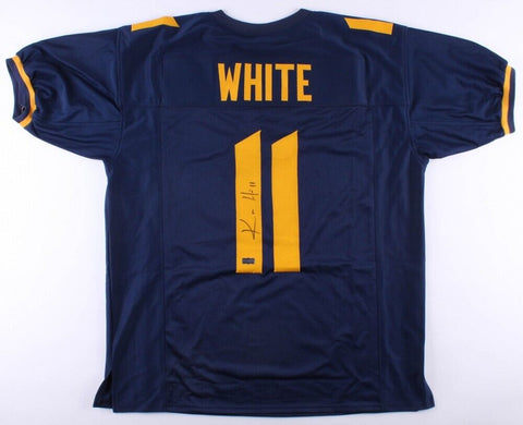 Kevin White Signed West Virginia Mountaineers Jersey (Radtke COA) Bears Receiver