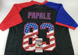 Vince Papale Signed Philadelphia Eagle USA Flag Jersey JSA COA Movie: Invincible