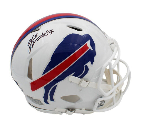 AJ Epenesa Signed Buffalo Bills Speed Authentic NFL Helmet
