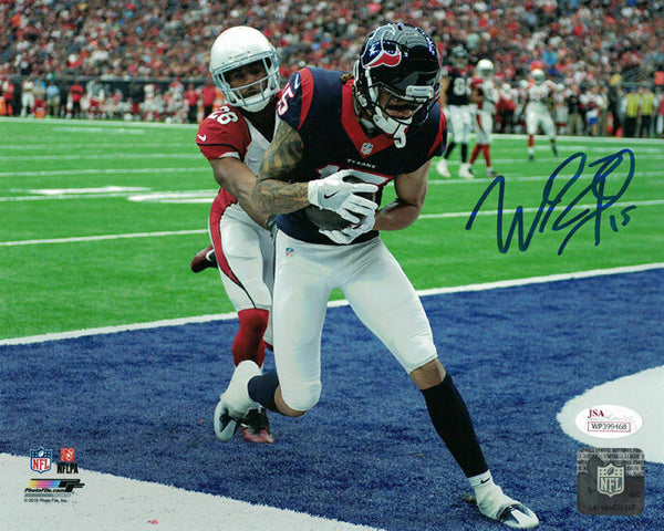 Will Fuller Autographed/Signed Houston Texans 8x10 Photo JSA 14506 PF