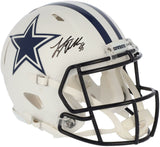 Leighton Vander Esch Cowboys Signed White Alternate Revolution Authentic Helmet