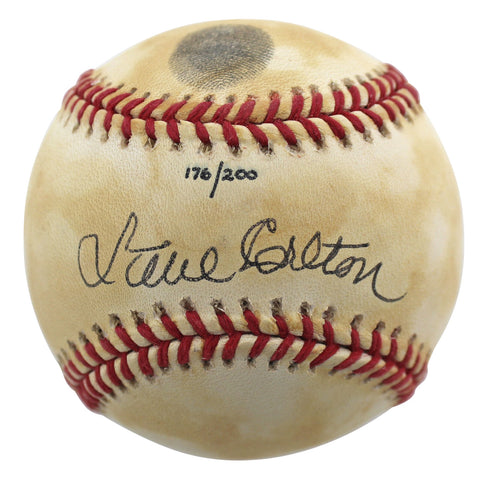 Phillies Steve Carlton Signed Thumbprint Onl Baseball LE #176/200 BAS #BD23248