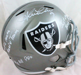 Shane Lechler Autographed Raiders F/S Flash Helmet w/3 Insc.-Beckett W Hologram