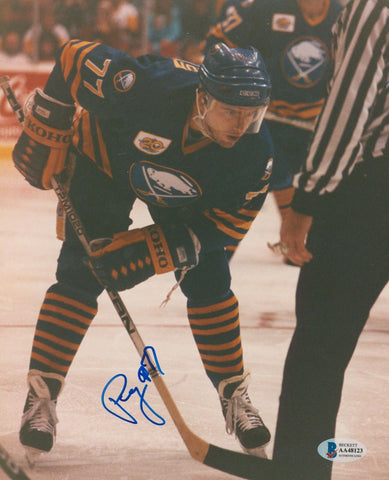 Sabres Pierre Turgeon Authentic Signed 8x10 Photo Autographed BAS #AA48123