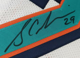 Sam Madison Signed Dolphins Jersey (JSA COA) Miami All Pro D.B. (1997-2005)