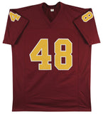 ASU Terrell Suggs Authentic Signed Maroon Pro Style Jersey JSA Witnessed