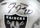 Josh Jacobs Autographed Las Vegas Raiders Flash Speed Mini Helmet-Beckett W Holo