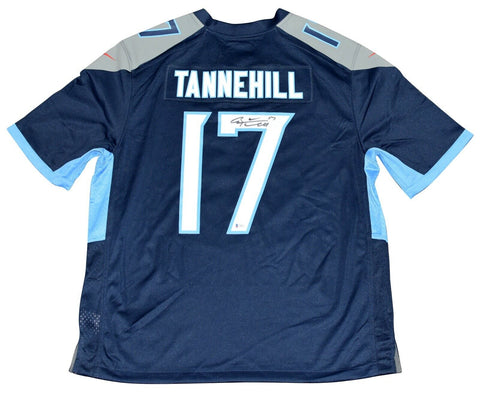 RYAN TANNEHILL AUTOGRAPHED TENNESSEE TITANS #17 NIKE GAME JERSEY BECKETT