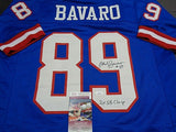 Mark Bavaro Signed New York Giants Jersey Inscrd. "2xSuper Bowl Champ" (JSA COA)