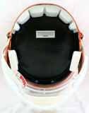 Ray Lewis Autographed Miami Hurricanes F/S Riddell Flash Speed Helmet-BAW Holo