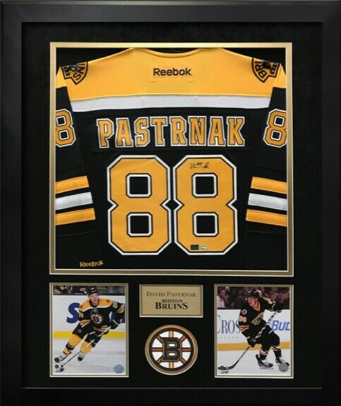 David Pastrnak Signed Autograph Boston Bruins Jersey 