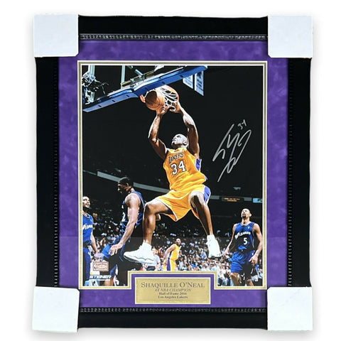 Shaquille O'Neal Signed Autographed Photo Framed to 23x27 Steiner