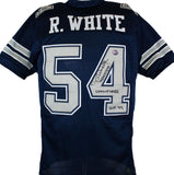 Randy White Autographed Blue Pro Style Jersey w/3 Insc.-Prova *Black