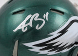 A.J. Brown Autographed Philadelphia Eagles Speed Mini Helmet-Beckett W Hologram