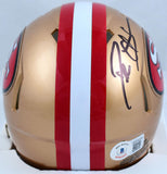 Deion Sanders Signed San Francisco 49ers 64-95 Speed Mini Helmet- Beckett W Holo