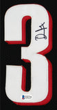 Heat Damon Stoudamire Authentic Signed Black Pro Style Framed Jersey BAS Witness