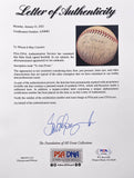 Babe Ruth 1946 Signed American League Baseball w/ Case PSA LOA AJ04083