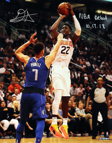 DEANDRE AYTON Signed "NBA Debut 10/17/18" 16" x 20" Photograph STEINER LE 22