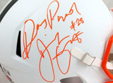 Jeremiah Koramoah Signed Browns F/S Flat White Speed Helmet w/Insc.-BAW Hologram