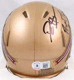 Deion Sanders Signed Florida State Speed Mini Helmet W/Primetime-Beckett W Holo