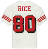 Jerry Rice San Francisco 49ers Signed White Authentic Jersey & "HOF 2010" Insc