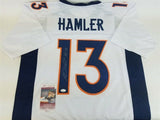 K.J. Hamler Signed Denver Broncos Jersey / Ex Penn State Wide Receiver (JSA COA)