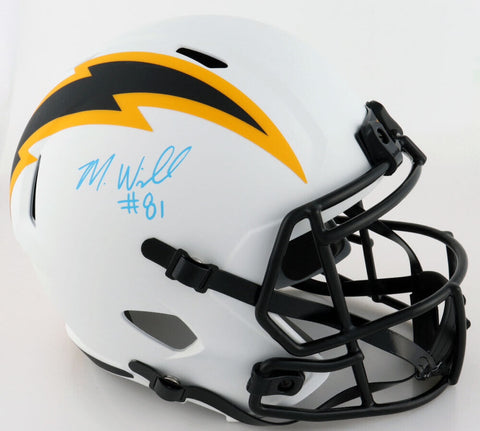 MIKE WILLIAMS SIGNED LOS ANGELES CHARGERS LUNAR FULL SIZE SPEED HELMET BECKETT