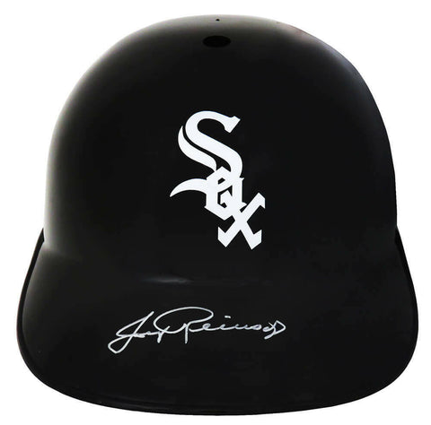 Jerry Reinsdorf Signed White Sox Replica Souvenir Batting Helmet - SCHWARTZ COA