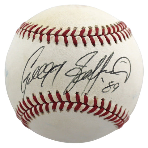 Mets Gregg Jefferies Authentic Signed Giamatti Onl Baseball BAS #X71551