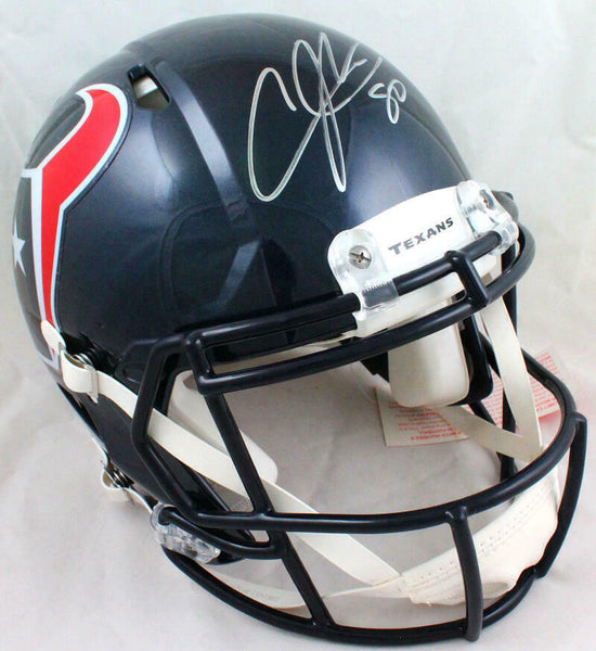 Andre Johnson Autographed Houston Texans F/S Speed Authentic Helmet - JSA W Auth