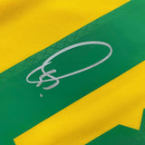 Autographed/Signed Vini Vinicius Jr. #18 Brazil Yellow Jersey Beckett BAS COA