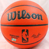 Spud Webb Autographed Official NBA Wilson Basketball w/Insc.-Beckett W Hologram