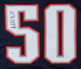 Mike Vrabel Signed New England Patriots Jersey (Beckett COA) 3xSuper Bowl Champ