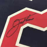 FRAMED Autographed/Signed JIM THOME 33x42 Cleveland Blue Jersey JSA COA Auto