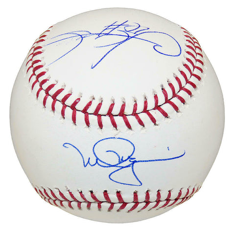 Cubs /Cardinals MARK MCGWIRE & SAMMY SOSA Signed Rawlings MLB Baseball (Beckett)