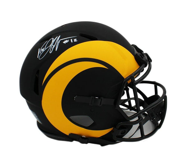 Van Jefferson Signed Los Angeles Rams Speed Authentic Eclipse NFL Helmet