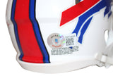 AJ Epenesa Autographed/Signed Buffalo Bills Speed Mini Helmet Beckett 38506