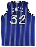 Shaquille O'Neal Authentic Signed Blue Pro Style Jersey Autographed BAS Witness