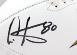 Cris Carter Autographed Minnesota Vikings Logo Football-Beckett W Hologram