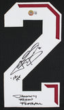 Texas A&M Johnny Manziel "2x Insc" Signed Black Pro Style Jersey BAS Witnessed