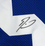 Darius Leonard Signed Custom Blue Pro Style Football Jersey BAS ITP