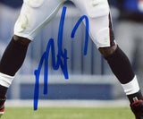 Michael Vick Signed Falcon Unframed 8x10 NFL Photo #1-Ball Released From Hand