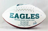 Miles Sanders Autographed Philadelphia Eagles Logo Football - JSA W Auth *Black