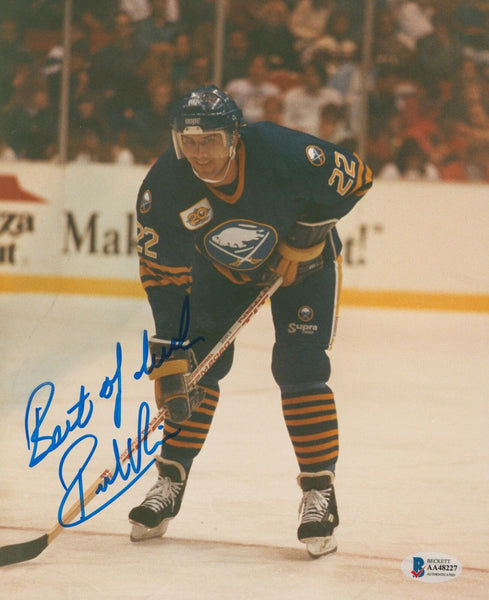 Sabres Rick Vaive Authentic Signed 8x10 Photo Autographed BAS #AA48227