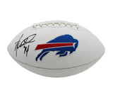 Mario Williams Signed Buffalo Bills Embroidered White NFL Football