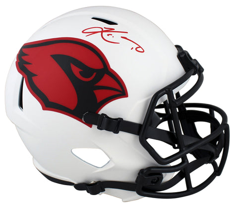 Cardinals Kyler Murray Signed Lunar Full Size Speed Rep Helmet BAS Witnessed