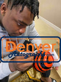 Joseph Ossai Signed Cincinnati Bengals Speed Mini Helmet Beckett BAS 34699