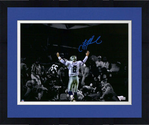 Framed Troy Aikman Dallas Cowboys Autographed 11" x 14" Spotlight Photograph