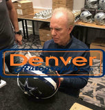 Roger Staubach Signed Dallas Cowboys Authentic Black Helmet 2 Insc JSA 22845