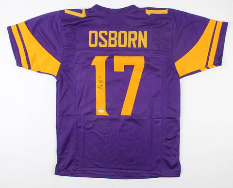 K.J. Osborn Signed Vikings Jersey (JSA COA) Minnesota Rookie Wide Receiver